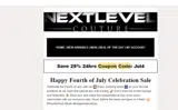 Jul4 coupon verification screenshot
