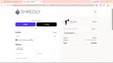 Shredly coupon verification screenshot