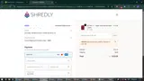 Shredly coupon verification screenshot