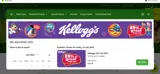 KELLOGGS2025 coupon verification screenshot