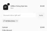 MYSKILLDEALS coupon verification screenshot