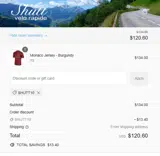 Shutt Velo Rapide coupon verification screenshot