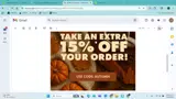AUTUMN coupon verification screenshot