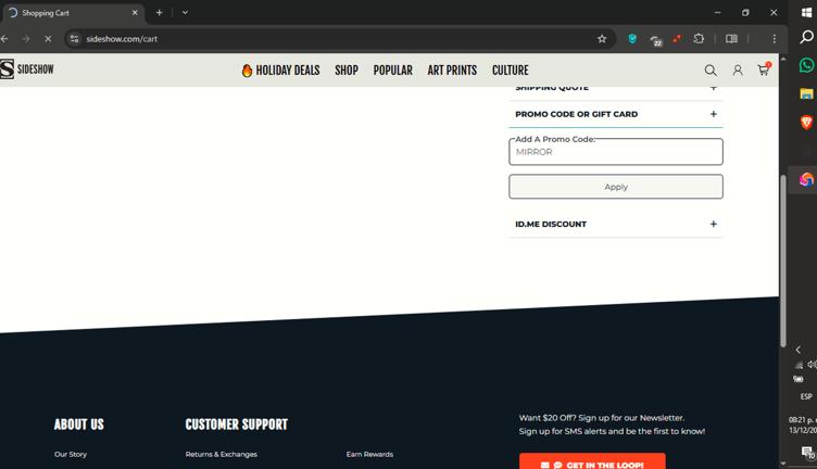 Sideshow Promo Codes - 20% Off (3 Verified) Mar 2026