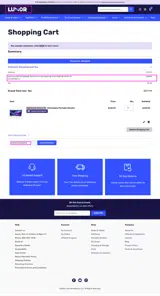 Luxor Workspaces coupon verification screenshot