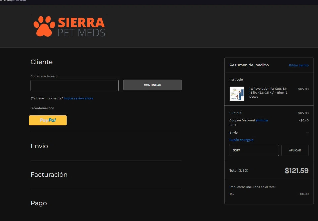 Sierra Pet Meds Coupons 5 Off November 2024