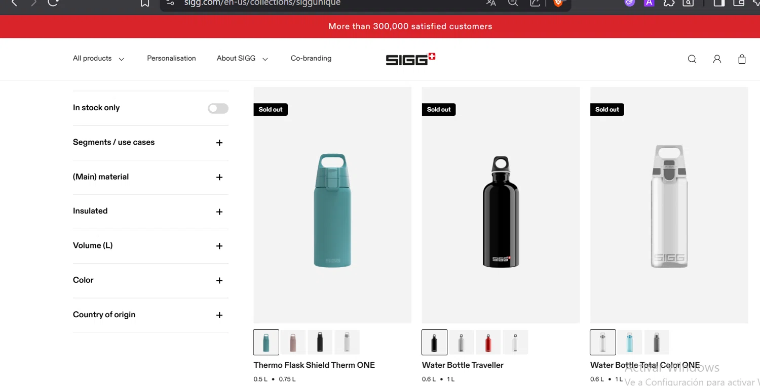 SIGG promo code screenshot showing code VIVAONE10 applied at SIGG checkout page. Uploaded by SimplyCodes community member CashElite5536 on Dec 10, 2025