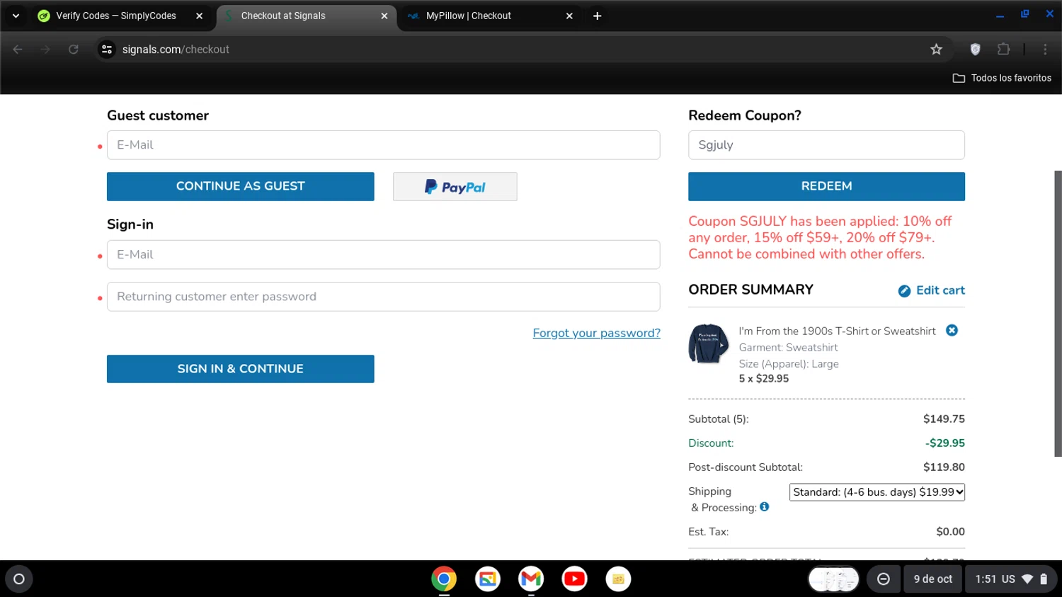 SIGNALS Coupons & Cyber Monday 2024 Deals 10 Off