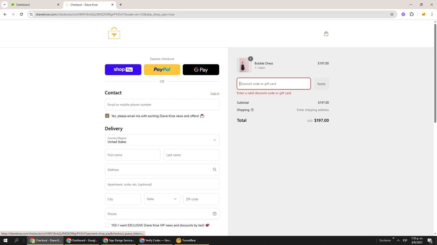 Signs.com promo code screenshot showing code SGS-W4Q9TZ applied at Signs.com checkout page. Uploaded by SimplyCodes community member Phoenix585 on Aug 8, 2025