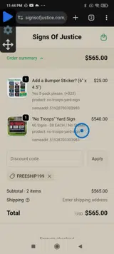 FREESHIP199 coupon verification screenshot