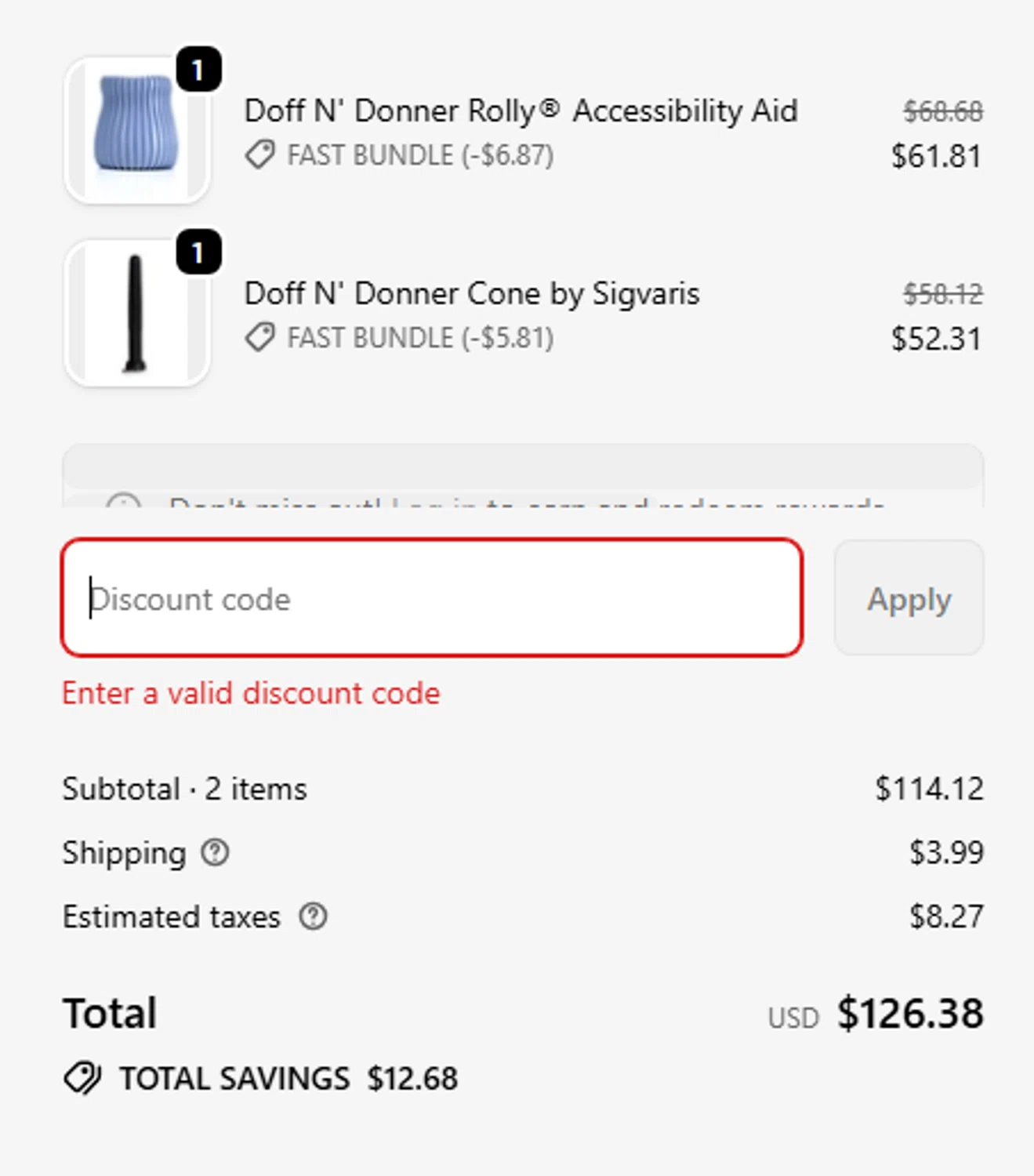 Sigvaris discount code screenshot showing code FALLSTYLE15 applied at Sigvaris checkout page. Uploaded by SimplyCodes community member mariosemeco on Oct 3, 2025
