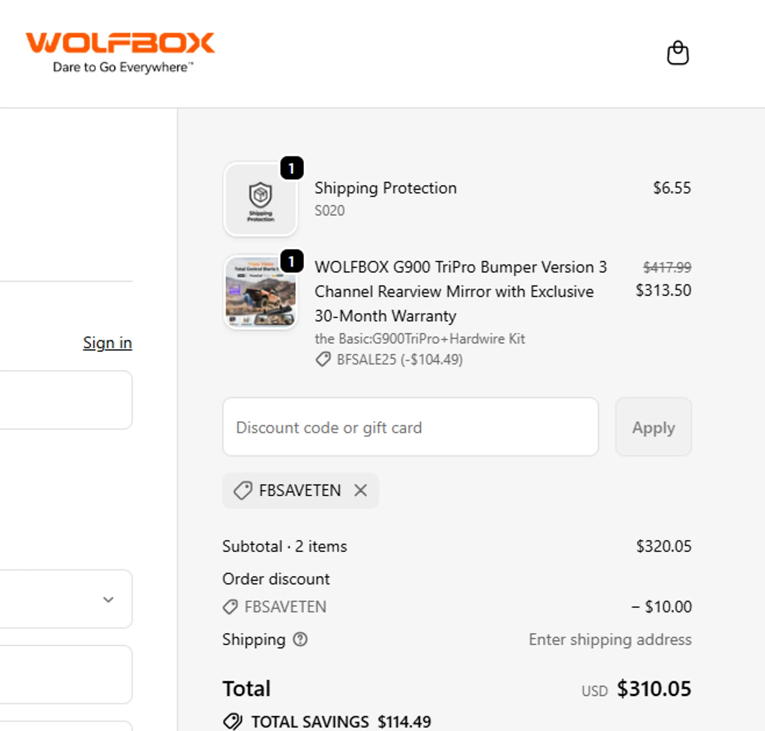 Silhouette America discount code screenshot showing code design20 applied at Silhouette America checkout page. Uploaded by SimplyCodes community member GoldLynx7797 on Dec 29, 2025