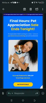 Pawlove coupon verification screenshot