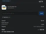 NICOLE15 coupon verification screenshot