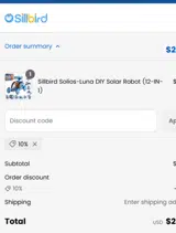 10% coupon verification screenshot
