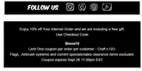 Blood10 coupon verification screenshot