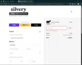 Silvery coupon verification screenshot