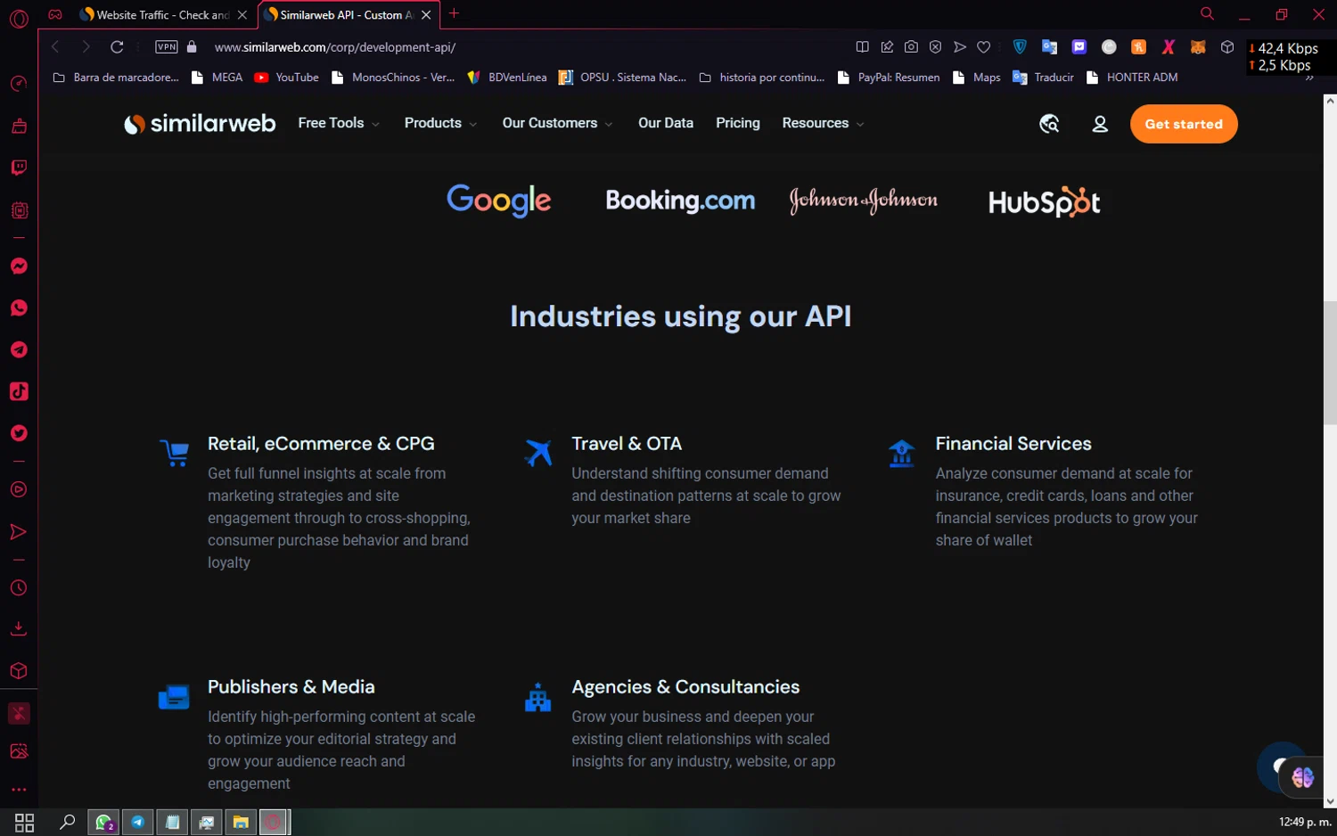 SimilarWeb checkout page showing SimilarWeb promo code box | Screenshot taken by SimplyCodes community member on Sep 12, 2023