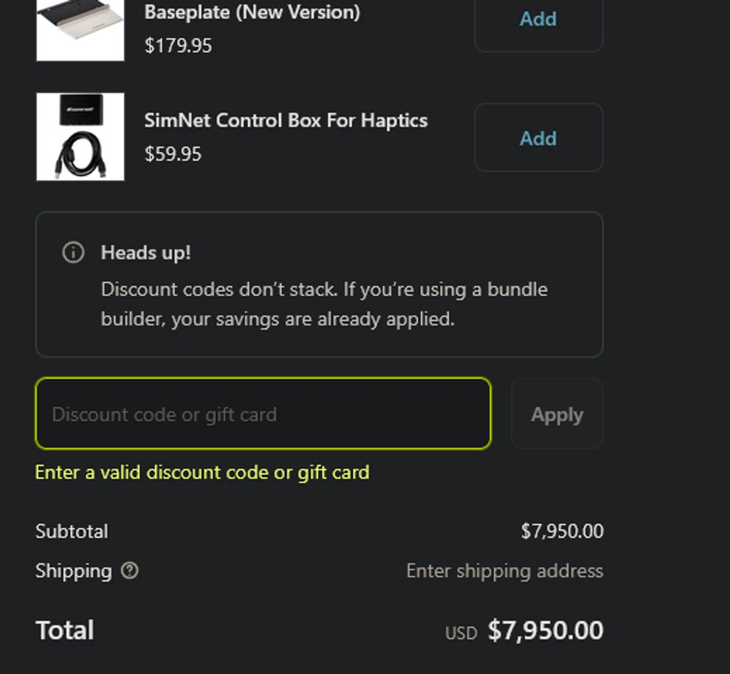 Sim-Motion US promo code screenshot showing code MOZABUNDLE applied at Sim-Motion US checkout page. Uploaded by SimplyCodes community member xocelot44x on Nov 18, 2025