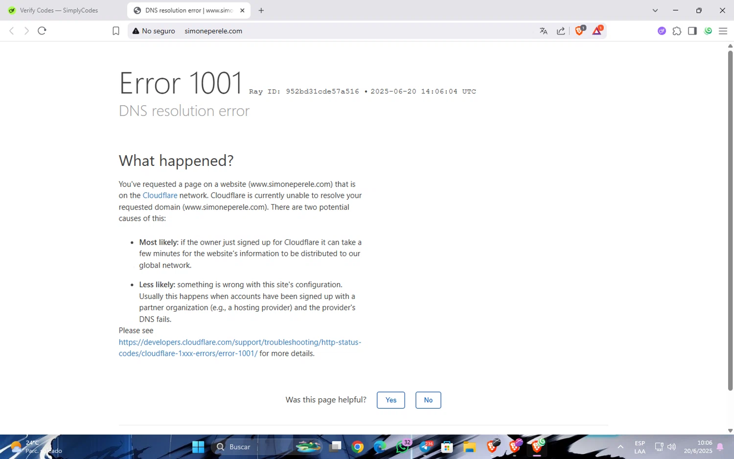 Simone Pérèle promo code screenshot showing code summer25 applied at Simone Pérèle checkout page. Uploaded by SimplyCodes community member Widopalacios on Jun 20, 2025