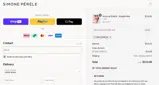 Simone Perele US coupon verification screenshot