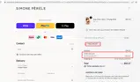 Simone Perele US coupon verification screenshot