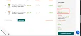 Simple Garden CBD coupon verification screenshot