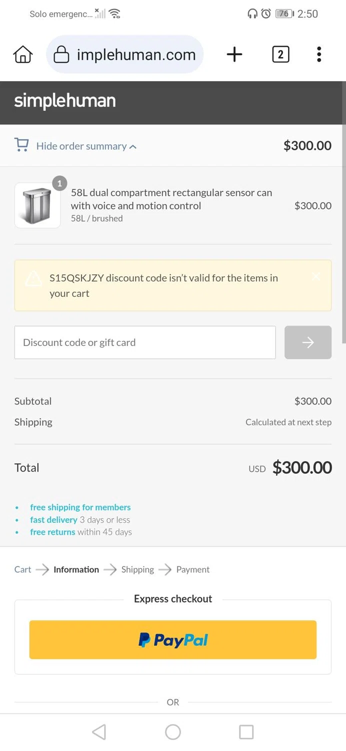 how to use Simplehuman coupons