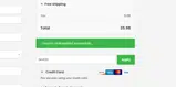 SAVE20 coupon verification screenshot