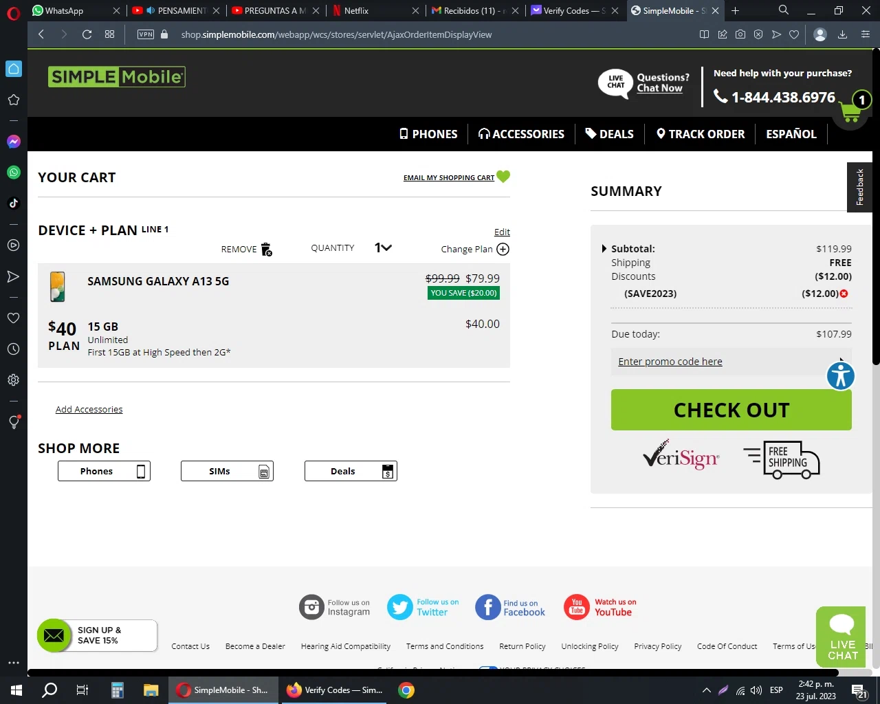 Simple Mobile Promo Codes 20 off Coupons in August 2024 SimplyCodes