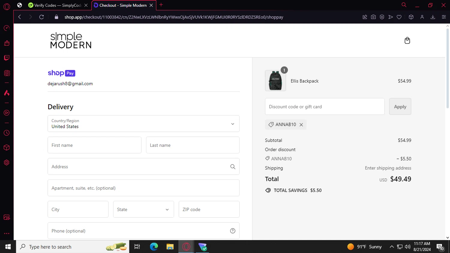 Simple Modern Discount Codes 15 Off September 2024