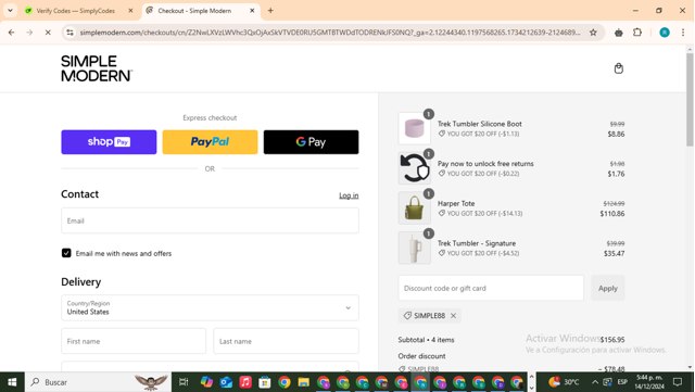 Simple Modern Promo Codes (1 Verified) - 20% Off Jun 2025