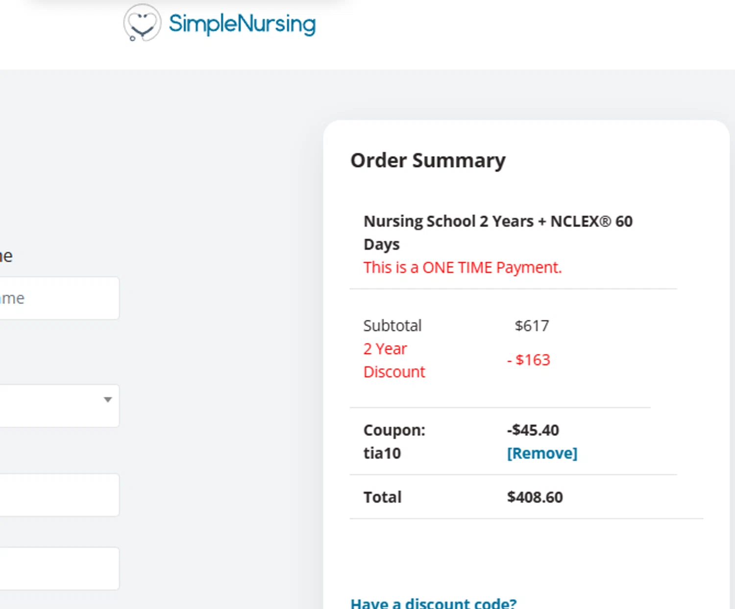 Simple Nursing Discount Codes 15 Off September 2024