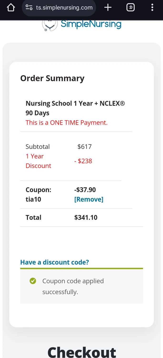 Simple Nursing Discount Codes 15 Off August 2024