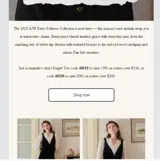 AW20 coupon verification screenshot