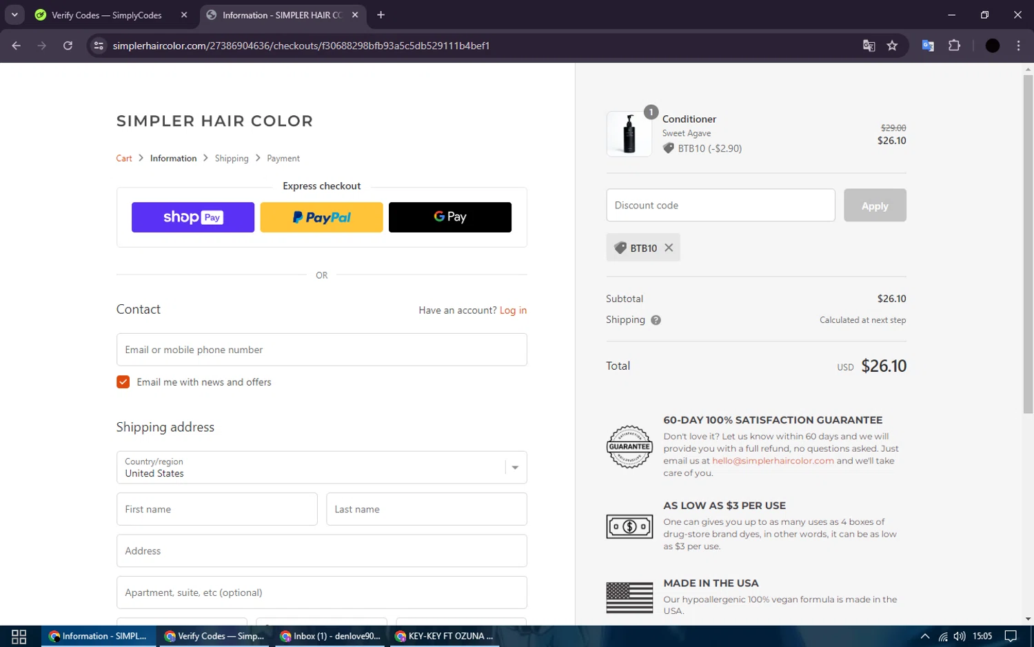 Simpler Hair Color Discount Codes 5 Off August 2024