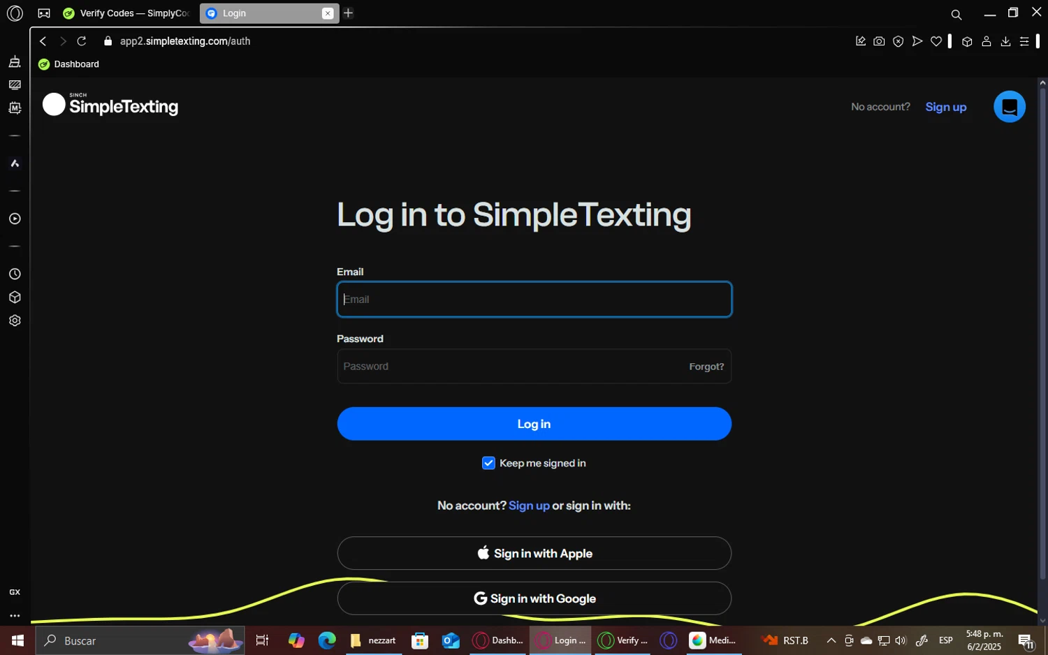 SimpleTexting promo code screenshot showing code TEATIME applied at SimpleTexting checkout page. Uploaded by SimplyCodes community member ShieldVirtuoso1197 on Feb 6, 2025