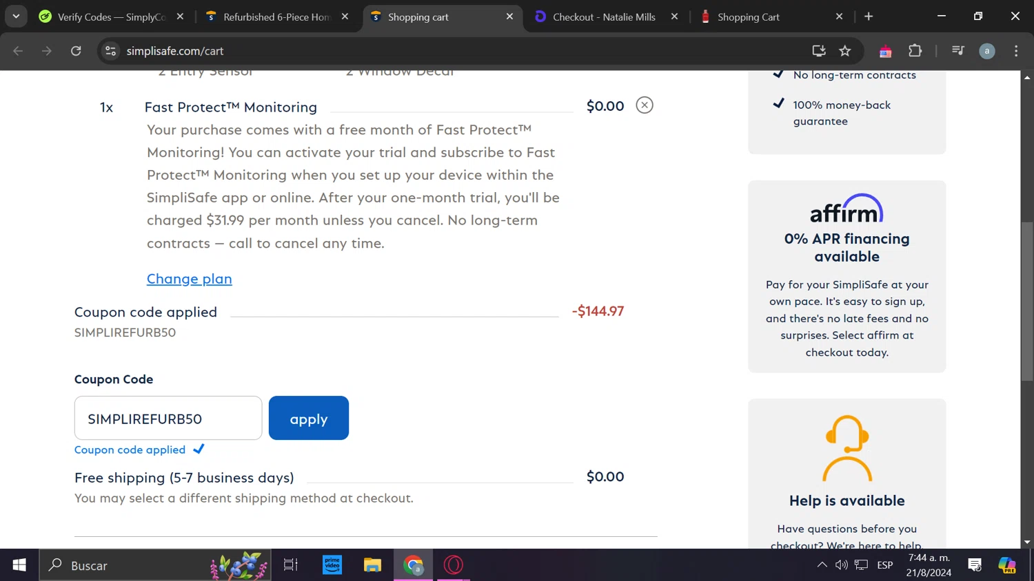 SimpliSafe Coupons 33 Off September 2024