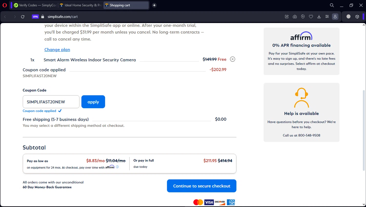 SimpliSafe Coupons 33 Off September 2024