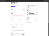 Simply Gum coupon verification screenshot