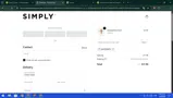Simply Gum coupon verification screenshot