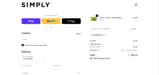 Simply Gum coupon verification screenshot