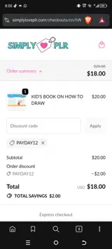 PAYDAY12 coupon verification screenshot