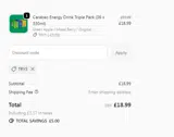 try5 coupon verification screenshot