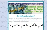 Simply Socks Yarn coupon verification screenshot