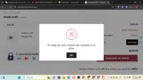 Snow20 coupon verification screenshot