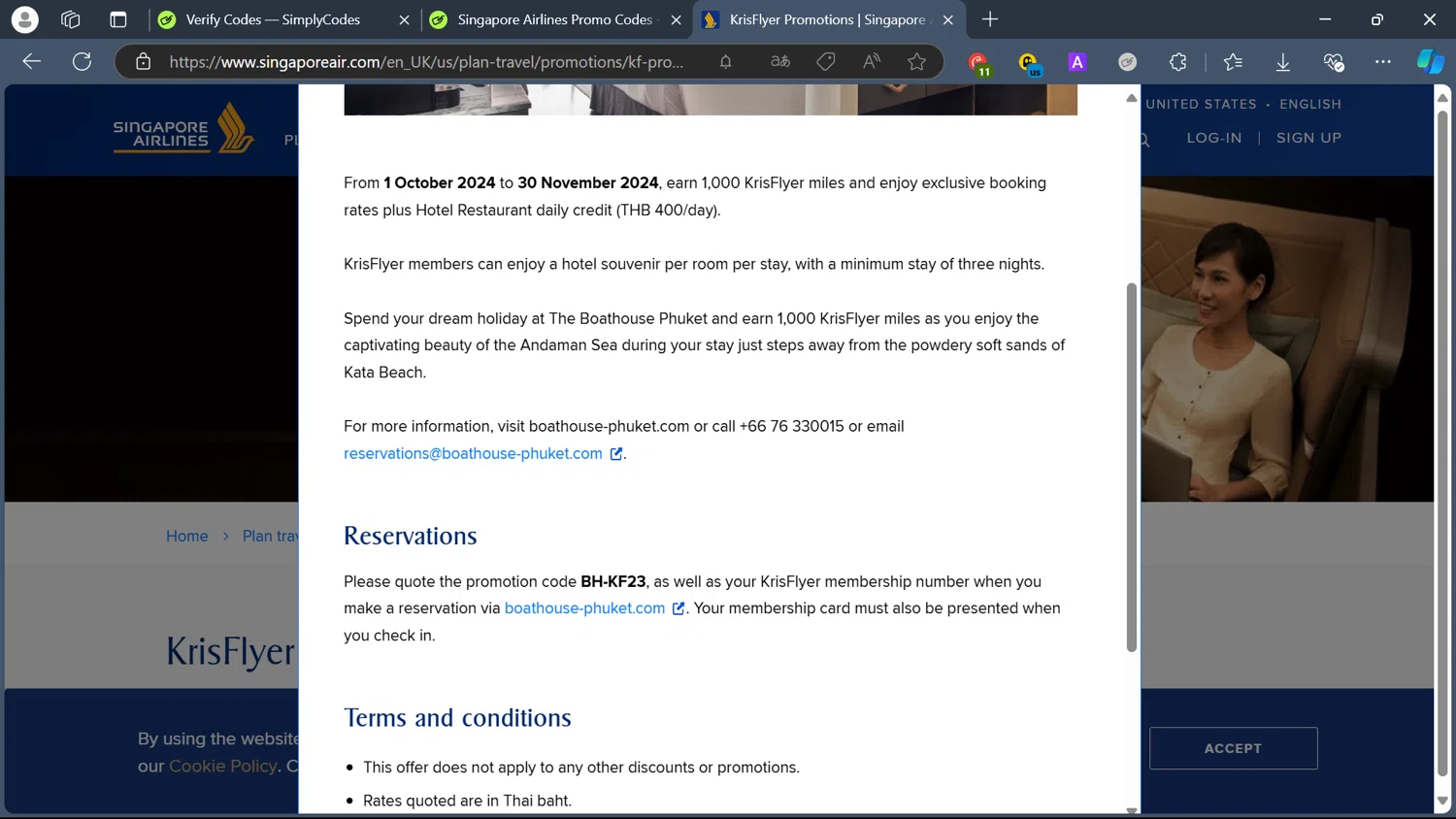 how to use Singapore Airlines coupons