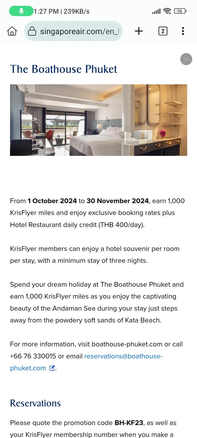 where to use Singapore Airlines promo code box