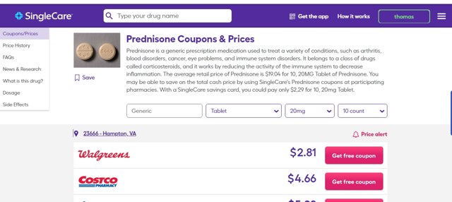 SingleCare checkout page showing SingleCare promo code box | Screenshot taken by SimplyCodes community member on Aug 15, 2023