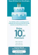 BDAY10 coupon verification screenshot